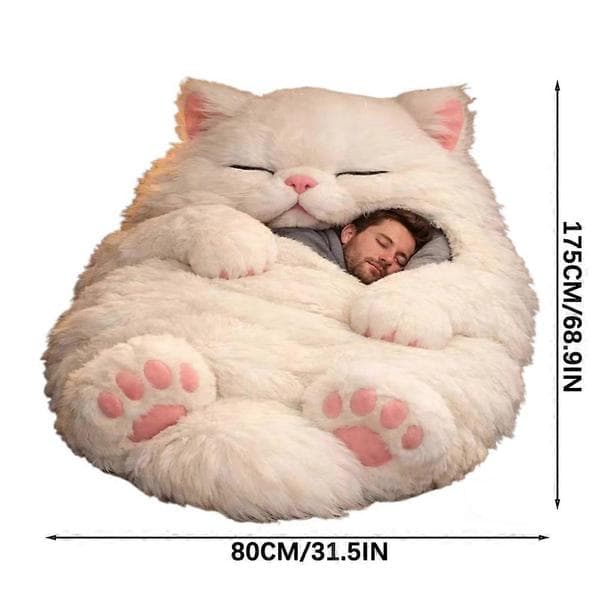 Bedårande kattkuvert sovsäck kattform vuxna-sovsäck tjock varm sovsäck Style 4