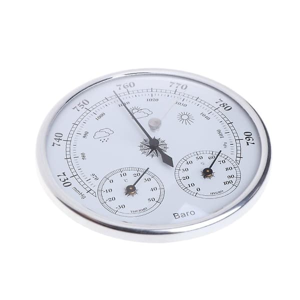 Husholdnings værstasjon barometer termometer hygrometer vegghengt B