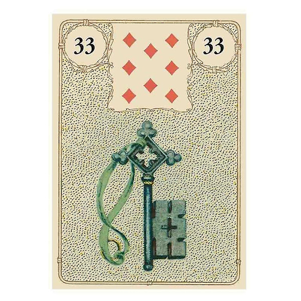 Golden Lenormand Oracle-kortspil