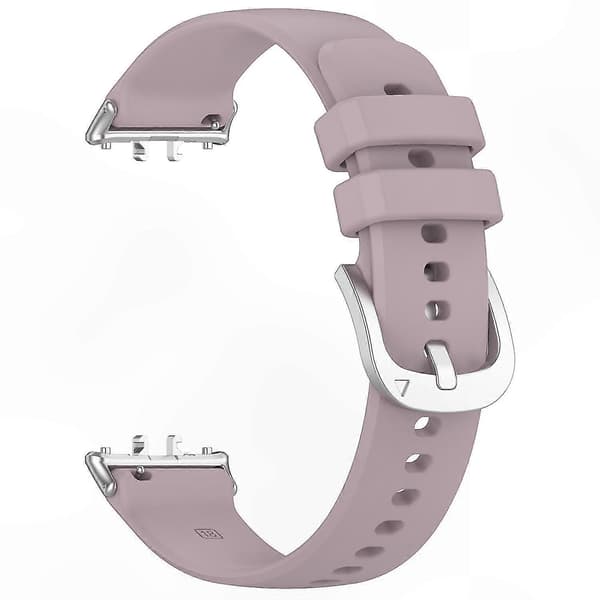 Blød silikone erstatningsrem til fitness-tracker-kompatible enheder Purple