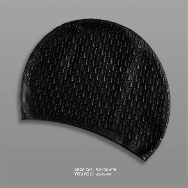 Cap Bra vattentät prestanda Konkavt mönster inuti simkepsar swimmingpool SM3600 Black