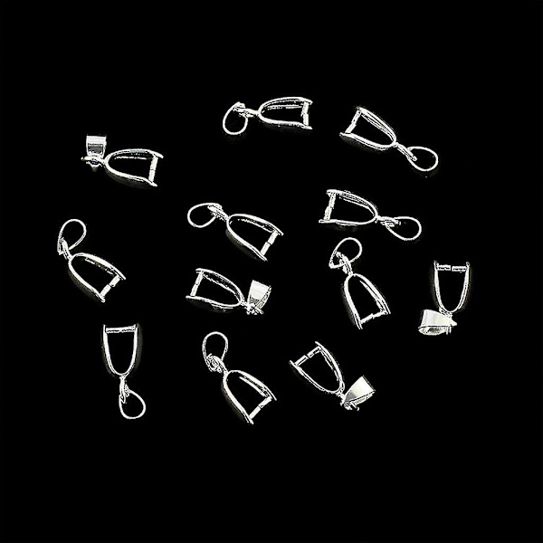 10 st hängsmyckes spännen halsband berlocker spänne snäppfog spänne för DIY smycken Gold
