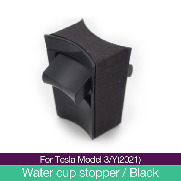 För Tesla Model 3 Model Y 2022 Center Console Vattenkopphållare Model3y Interiör Anti Spill Och Anti Shake Kopphållare|dryckeshållare|