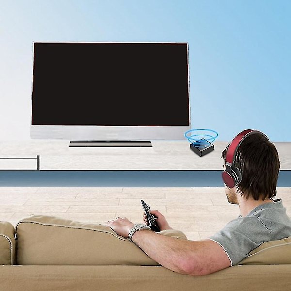Aptx Hd matalan latenssin Bluetooth 5.0 -äänilähetin-vastaanotin Musiikki Kaksi Yhdessä Bluetooth Langaton Au