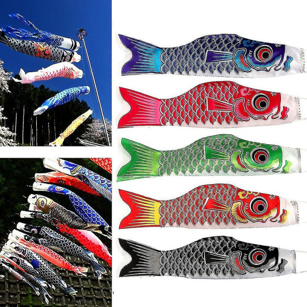 5 Pcs Koi 50cm Fish Windsock-realistic Fishsock