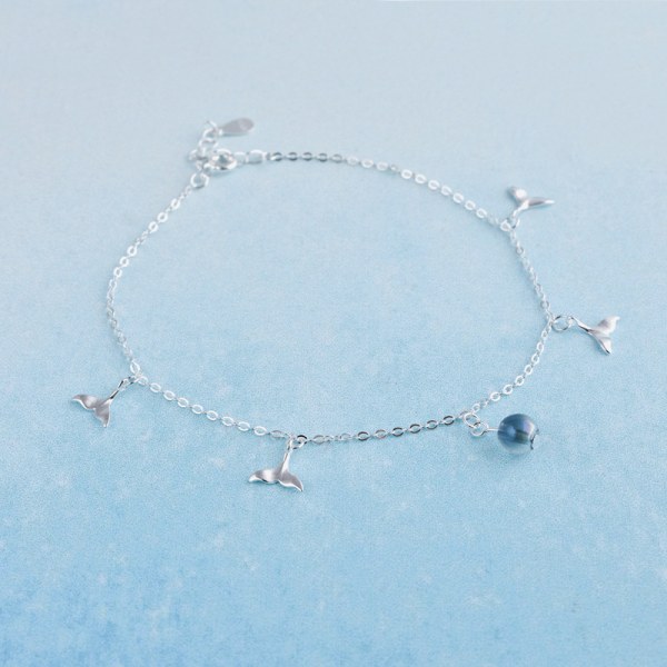 Victoria Jewelry S925 hopea hopea ranta pieni tuore tuore geeli pallo pallot tytöt kesäkorut