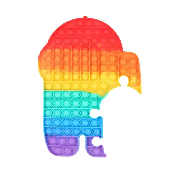 MEGA AmongUs - Pop it Fidget Toy, legetøj, Stress Relief Toy - Fl multicolor