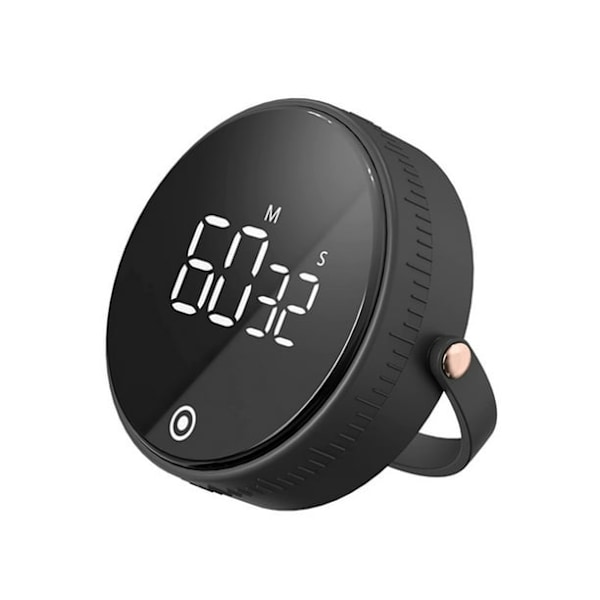 Kök Digital Timer Med Stor LED-display Justerbar Minnesfunktion Tyst Magnetisk Nedräkningsklocka