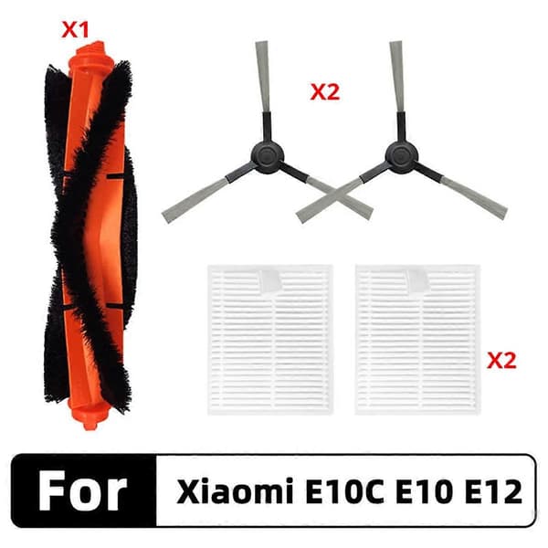 Passer til E10 E10C E12 B112 / 3C Plus C103 robotstøvsuger reservedeler tilbehør hovedsidebørste As Shown