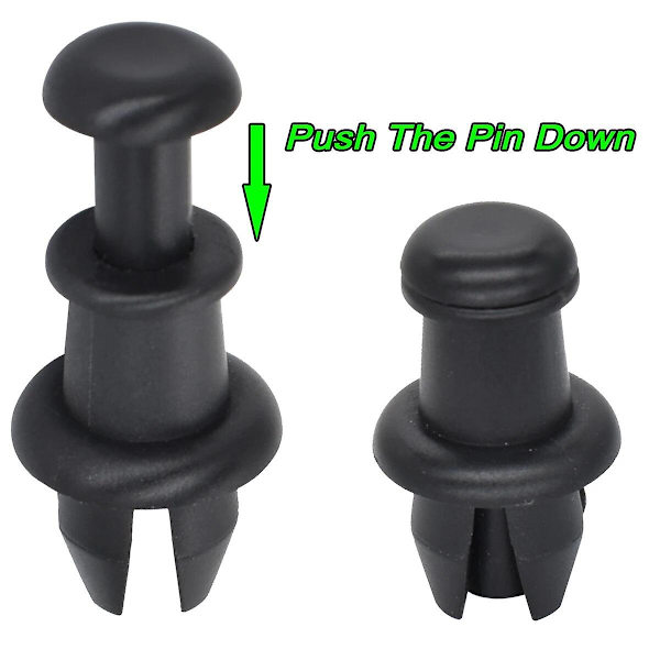 2X til Skoda Citigo Fabia NJ Kamiq Karoq Octavia 5E Rapid Superb Scala Bilpakkehylde String Clips Holder Pivot Pin 1M6867574A FN9U1493