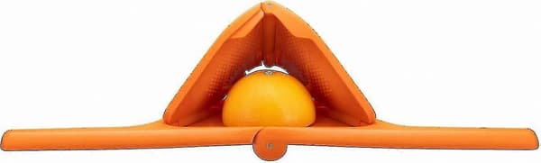 Manuel citronpresser, nem citruspresse, pladsbesparende foldbart design til kompakt opbevaring, holdbart køkkenredskab Orange