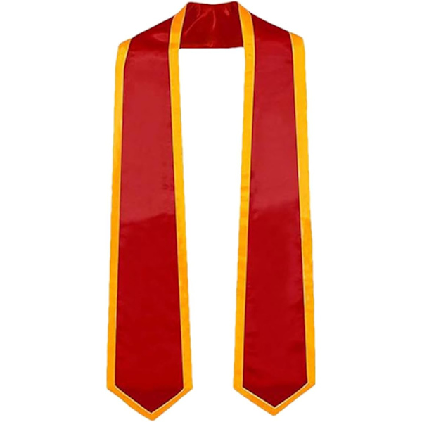 Graduation Stole Satin Sash - Fashionale Plain Graduate Honor Stole Student Graduation Stole | 72-Inch Long Unisex Plain Graduation Stole Adult Plain