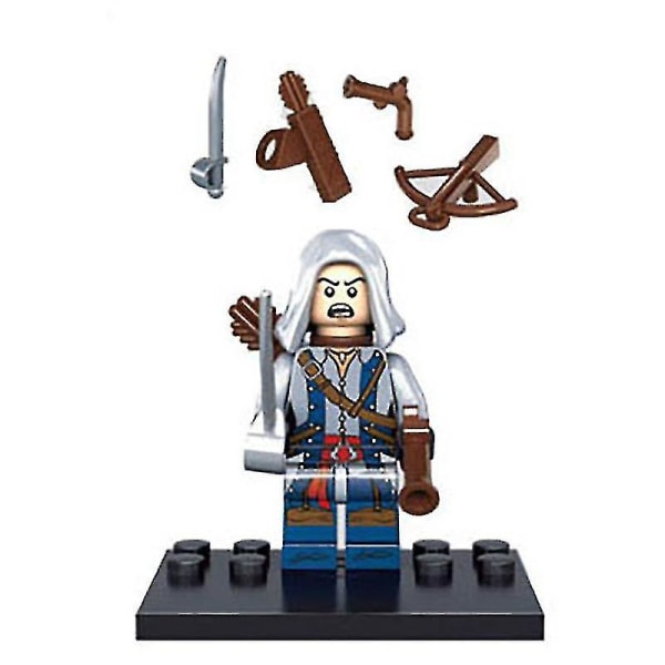 Timubike minifigurer Assassin Creed-serien Kenway Firenze byggklossar monterad roterbar leksak