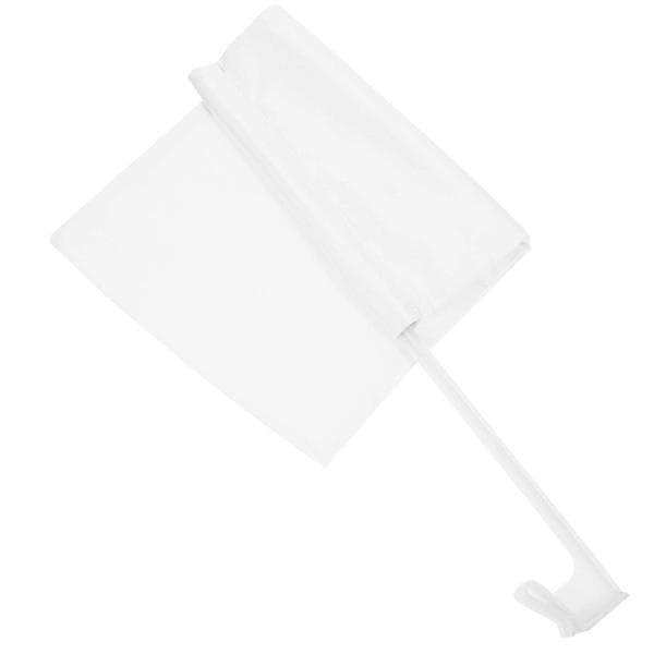 Varmeoverføring DIY Bilflagg for dekorasjon Hvit klut og plastflagg
