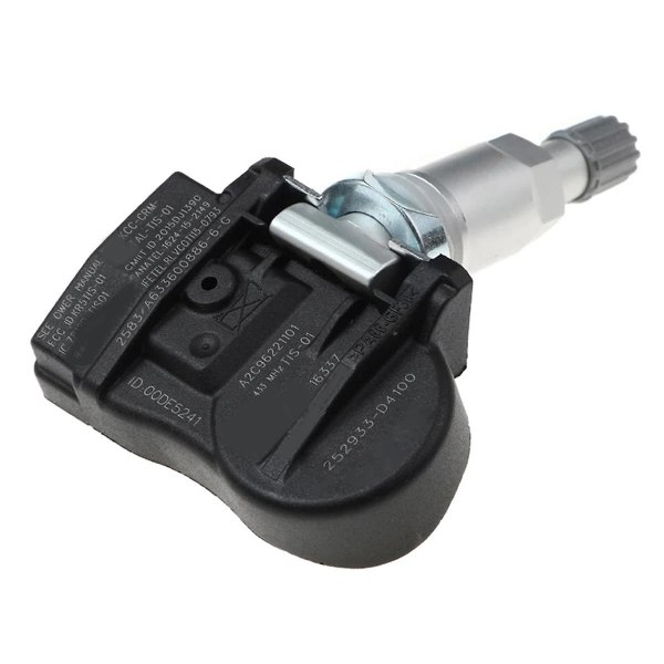 2kpl 52933-d4100 433mhz Tpms-anturi Rengaspaineanturi 2019 52933d4100 52933-f2000 As Shown