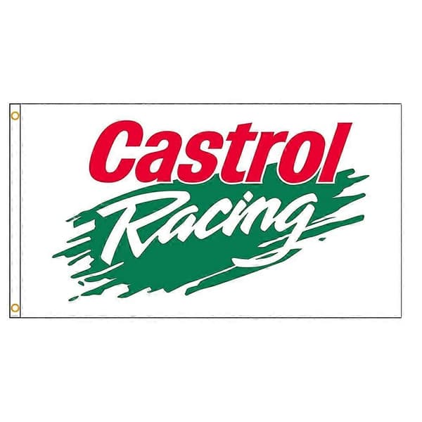 VAL 90x150CM Castrol Racing -lippu 3x5ft