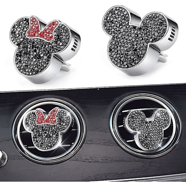 Dekoration D\"aration De Voiture Bling Pour Mickey Mouse, Accessoires De Dsodorisant De Voiture Pou