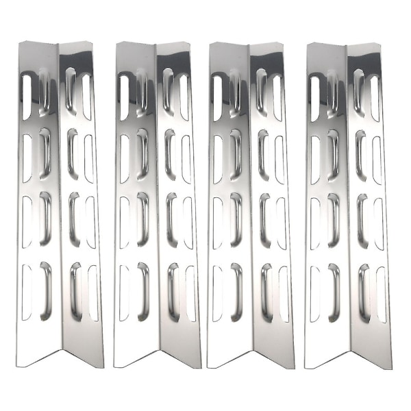 4-pakning varmeplater for Master Forge, Perfect Flame, varmejevner i rustfritt stål, reservedeler til gassgrill