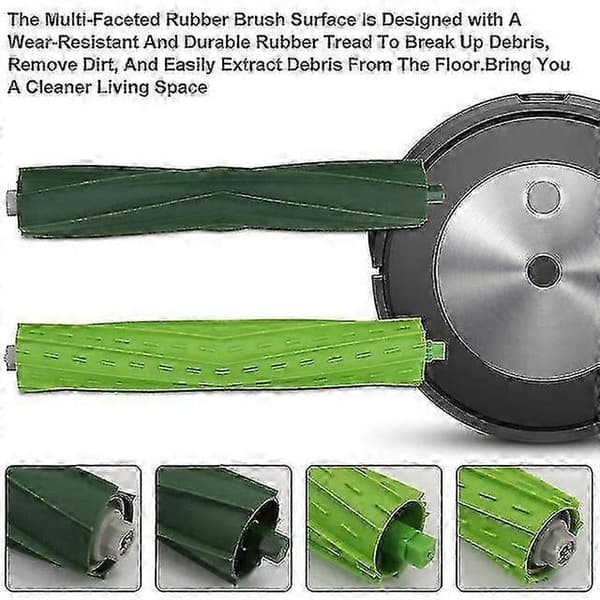 Reservedele til Roomba j7, j8 støvsuger 1set Rubber Brushes