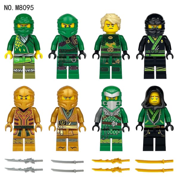 Ninja 1613 Byggkloss Minifigur Små Partiklar Min Vs. Python Presentleksak Dockteater Världsfigur