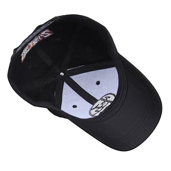 Anime Dragon Ball Broderi Baseball Cap Justerbar Trucker Hat Sports Hat Kvinder Mænd Gaver Black