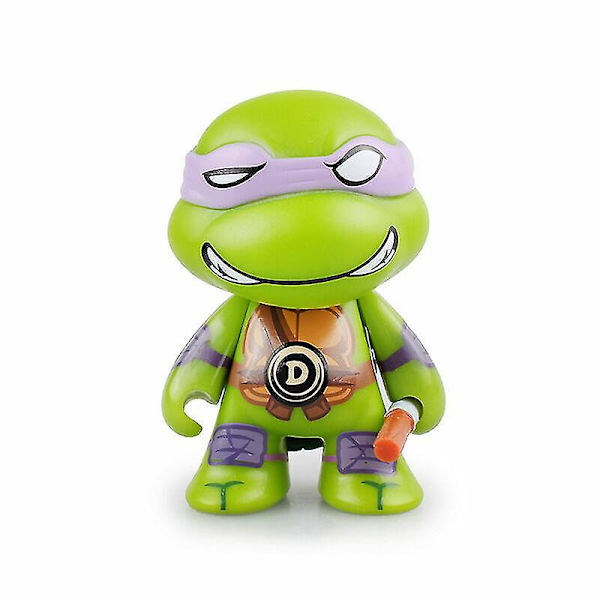 4 st Teenage Mutant Ninja Turtles Tmnt Mini Action Figur Bil Instrumentbräda Dekor