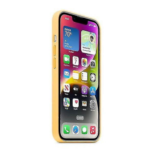 Silikonfodral för iPhone 14-yu Sunglow
