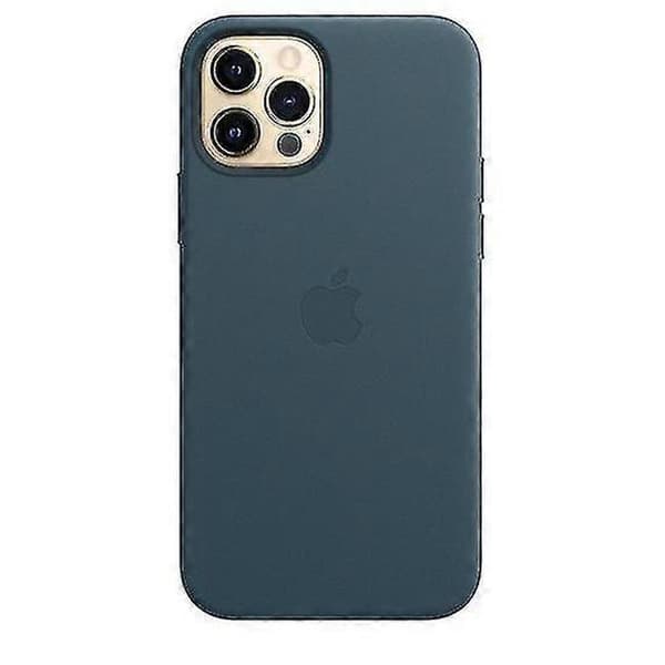 Lærfutteral Kompatibelt med iPhone 12/12 Pro med MagSafe[JUN] Baltic Blue