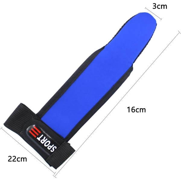 Fiskefinger Guard | Vattentät halkfri fiskehandske, fiskehandske med enstaka fingerfingerskydd med elastiskt band för dagligt arbete (2 färger)