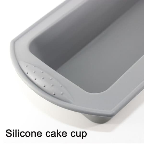Silikonbrødform Non-Stick Silikonbakeform Bakeform-Grå