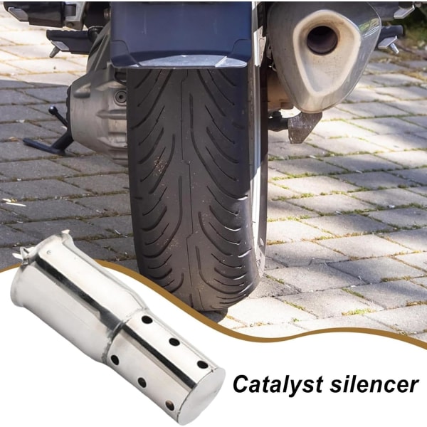 Motorcycle Exhaust Silencer, Exhaust Muffler Silencer, Exhaust Pipe Silencer Insert Muffler, Engines Performance Parts Removable Noise Eliminator