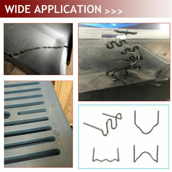 Varme stiftestifter For plastsveisereparasjon Varmsveising 0,6mm/0,8mm 100x V-shaped 0.8mm