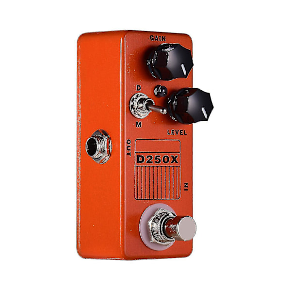 Moskyaudio D250x Mini Electric Guitar Overdrive Preamp Effect Pedal 2 Models Full Metal Shell True Bypass--