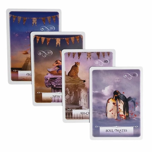 Tähtien valon viisaus Oracle-ennustuskortti 52 kortin pakka Tarot perhejuhla lautapeli