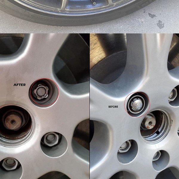 4 kpl kromattu M14x1.5 varkaudenestopyörän lukkomutteri kartiopyörän lukko + avaimet mallille S/3/ pyörä M14 X