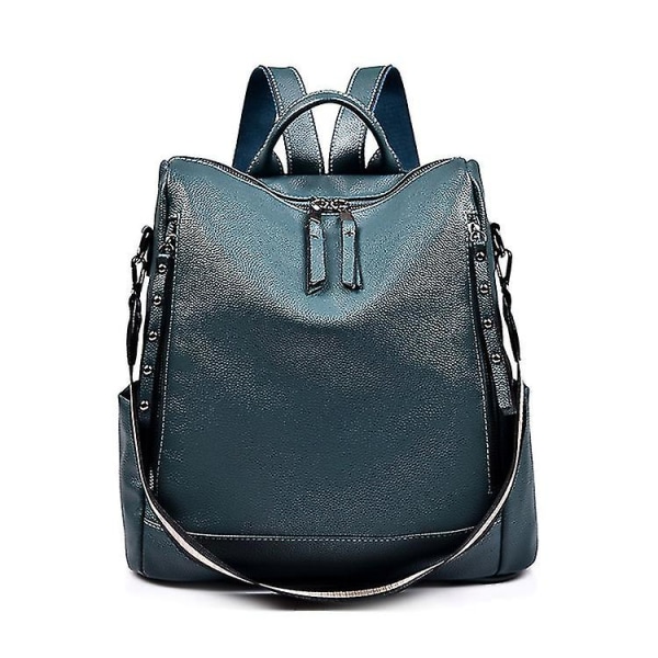 Ny dame rygsæk designer højkvalitets læder dametaske Mode skoletasker Stor kapacitet Rejserygsække Mochila_y