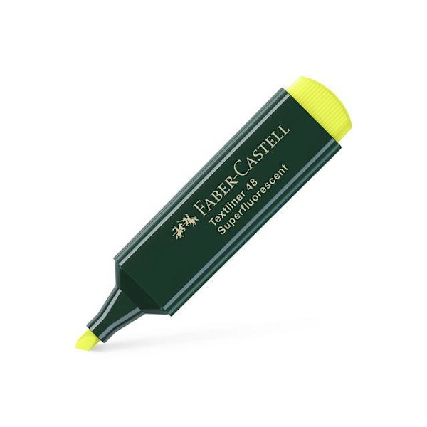 Merkintäkynä Faber-Castell Textliner 48, 3 keltaista+5 väriä multicolor