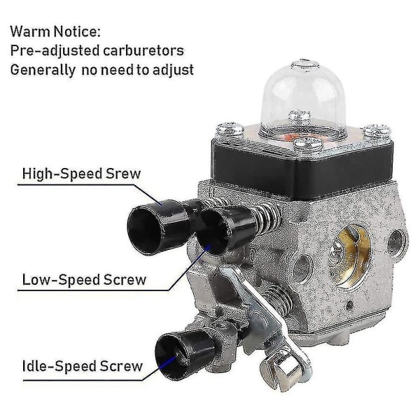 Forgaser til Fs55 Fs55r Fs38 Fs45 Fs46 Km55 Hl45 Fs45l Fs45c Fs46c Fs55c Fs55rc Græstrimmer