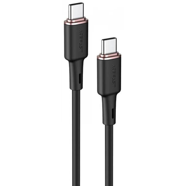 Acefast 60W USB-C til USB-C 1.2m - Sort/Rosaguld size 70