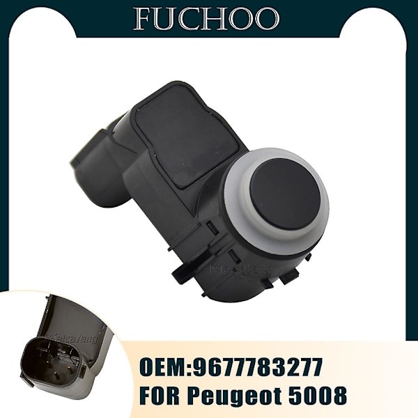 Peugeot 5008 -pysäköintitutka, Parktronic, auton lisävarusteet, uusi musta puskurin pysäköintitutka 9677783277