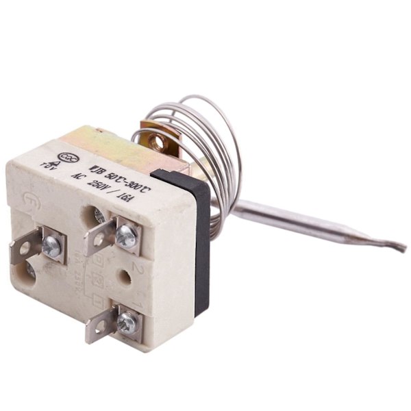 Ac 16a 250v 50 Til 300 Celsius Grader 3 Pin Nc Kapillær Termostat For Elektrisk Ovn