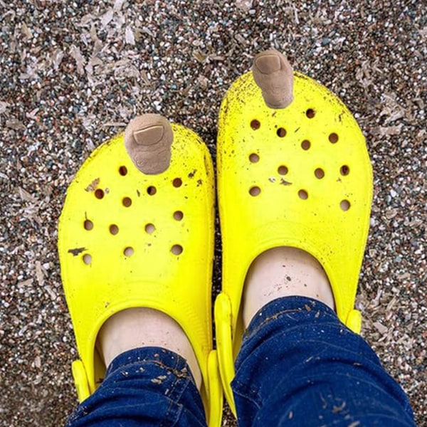 Croc Toes Charm Clogs Crocs Kengät Koriste Tarvikkeet Hauska Uutuus Luova Lahjat