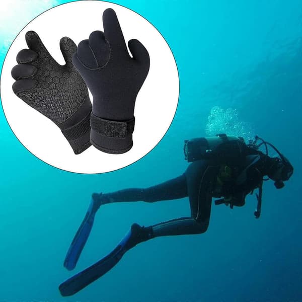 Dykkerhandsker, Surfinghandsker, Neopren Våddragtshandsker, Våddragtshandsker 5mm M