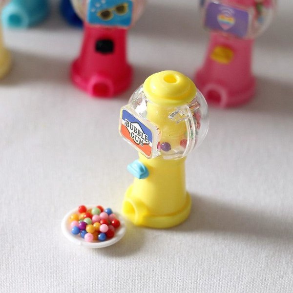 Pienoishuonekalut Lelunuket Talo Tee-se-itse-sisustustarvikkeet Minikapseli-lelu värikumipallokone