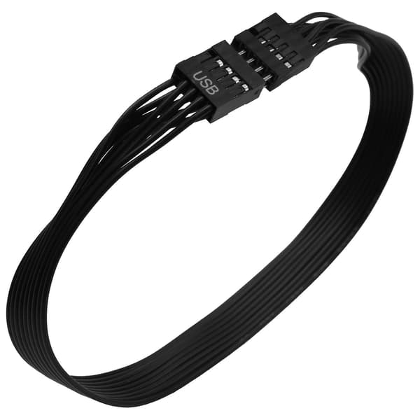 Mboard Bundkort 9-pin USB 2.0 til Fe Extens Datakabel Ledning Trådlinje til PC DIY, 3
