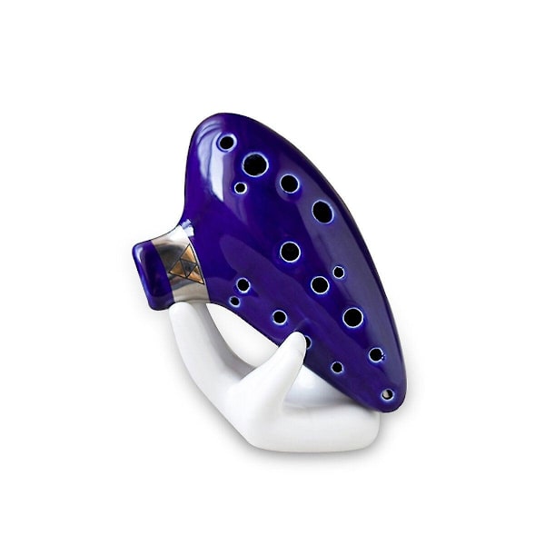 16 Hulls Ocarina Keramikk Alt C Tone Legend of Zelda Ocarina Fargeboks