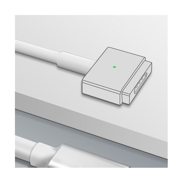 For Notebook Lading Kabel Type-c Til Macboo Konvertering Kabel Type-c Hunn Til Magsafe2/1 1.8m 3a 8