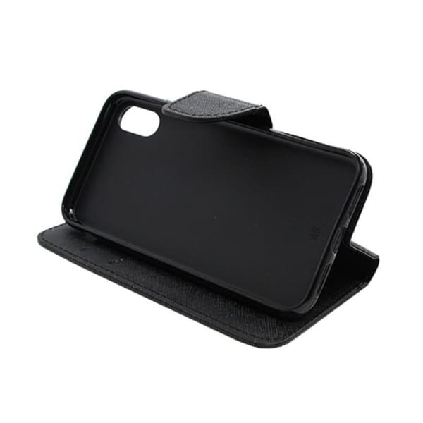 Pung Etui Fancy iPhone Xs Max - Sort - flere farver Svart black