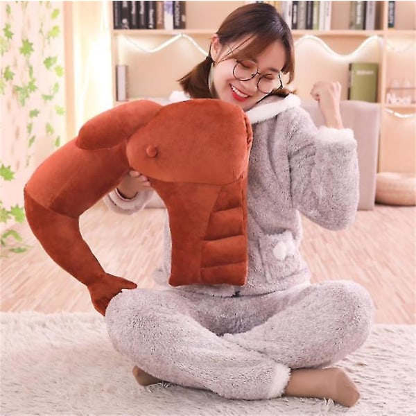 40 cm/58 cm Muscle Man Arm Plys Pude Pude Nap Pude 58cm