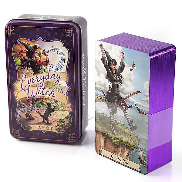 78 kortin Manara Tarot -kortit Kohtalon ennustaminen Perhejuhlat Pelikortit Tarot ja peltirasia Kultareunaiset Tarot-vaihtoehdot Paperiopas